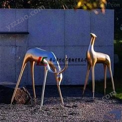 不锈钢鹿雕塑素材 不锈钢鹿雕塑厂家 不锈钢鹿雕塑