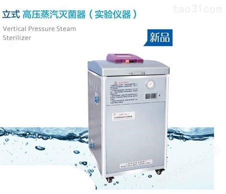 上海申安LDZF-30L立式蒸汽高压消毒锅干燥自动排汽灭菌器