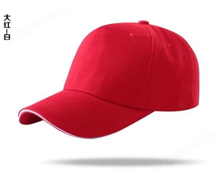 定制帽子印字纯棉帽5片广告帽志愿者服装餐饮学生鸭舌帽子