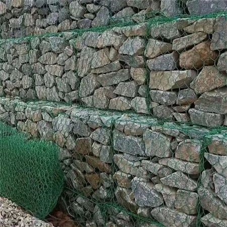 PVC包塑石笼网 河堤河岸防护石笼网 支持定制