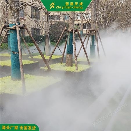北京景观雾森喷雾系统方案设计 高压雾化喷淋系统 智易天成