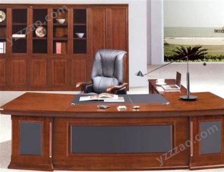 老板桌 总裁桌办公室桌椅组合简约现代单人油漆大班公桌