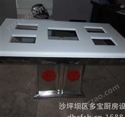 鑫韵峰自订不锈钢餐桌重庆多宝厨房设备厂