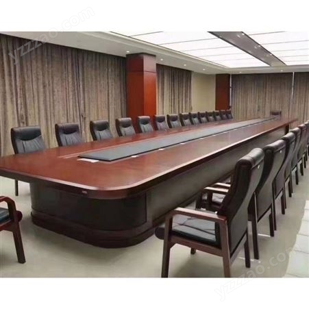 油漆桌面会议桌椅 6400*2400*750mm 商业办公 会客洽谈 多款可选定做
