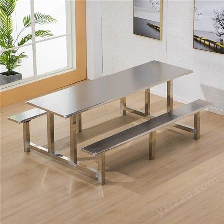 学校食堂餐桌椅 200cm*60cm*75cm 员工餐厅实用 专属定制