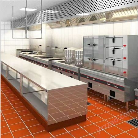 金鸿 不锈钢学校单位厨房设备 酒店餐厅食堂 商用厨具 支持定制