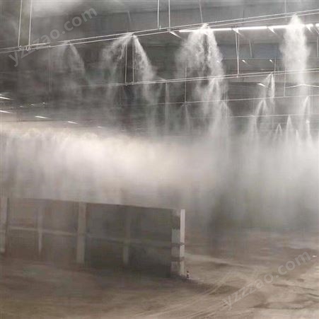 高压微雾加湿器降尘雾化机料仓喷淋设备车间厂房除尘降温造雾系统