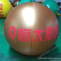 天津气球厂定做pvc2米到6米各种颜色和图案印字升空气球