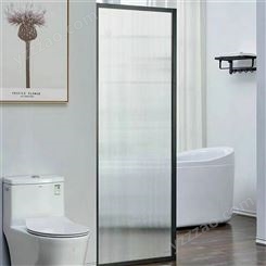 卫生间玻璃隔断 方形淋浴房玻璃门 钢化玻璃 卓瑞定制