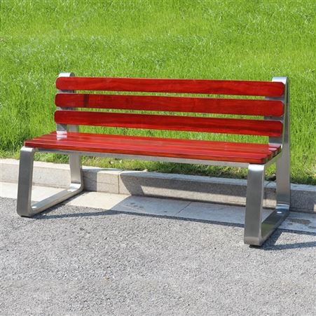 创意设计不锈钢长条凳广场景区室外休闲椅公园椅户外长椅
