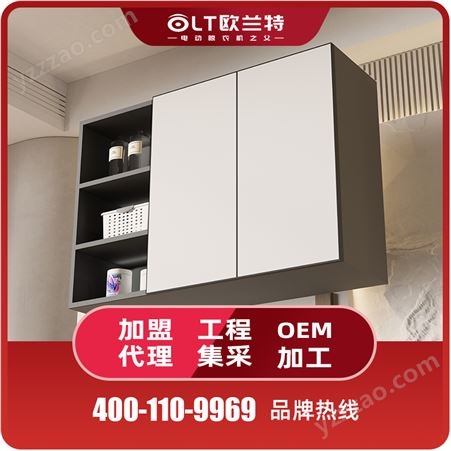 欧兰特 阳台洗衣机柜 现代极简风格 全铝 实木 岩板材质 专业定制厂家