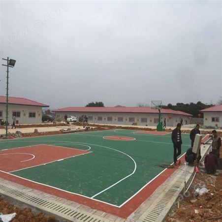 崇左市宁明县篮球场塑胶地坪工程报价学校篮球场验收标准