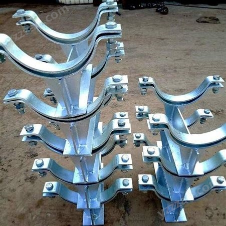 恒泰 带垫板的焊接式 长管夹式 多项大管管夹式 大管焊接式管托