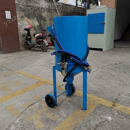 深圳移动式喷砂机_普压移动喷砂机_百耀自动化设备