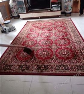 上门清洗地毯 吸尘 吸水 满铺 块毯 羊毛 化纤不同材质清洁