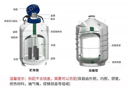 成都金凤运输型液氮生物容器YDS-50B-80