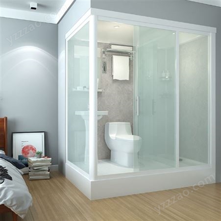 供应干湿分离卫生间 洗手间隔离房加厚室内淋浴房 方舱工地卫浴