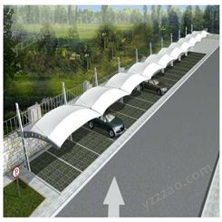 盘锦停车场遮阳防雨pvc膜结构车棚施工安装提供设计
