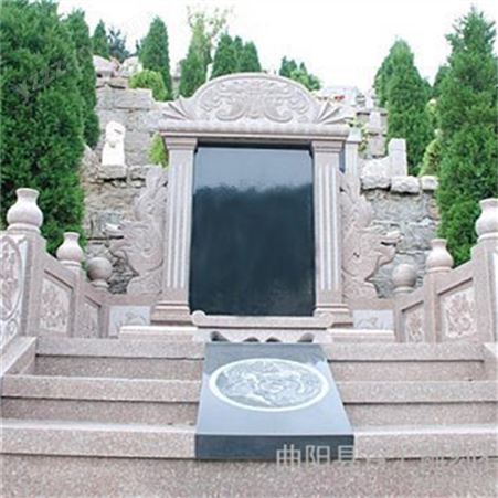 恩福 殡葬一站式服务 中式传统青石雕刻石碑 墓地陵园刻字墓碑
