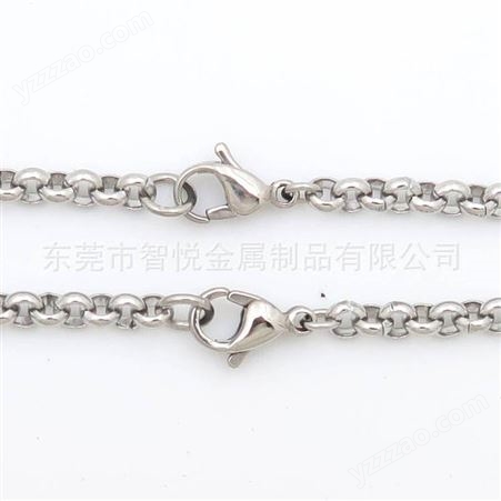 不锈钢圆珍珠链条通用半成品钛钢配件小批量来样订购东莞五金制品