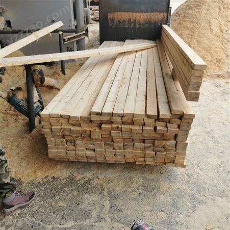 4*6建筑木方工地用 良美建材 白松木方木材加工厂 支持定制