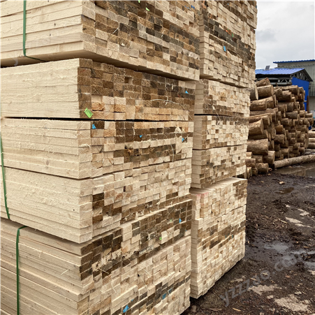 良美建材 4*6工程木方铁杉建筑工地方木LVL免熏蒸规格多种