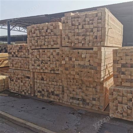 4*6建筑木方工地用 良美建材 白松木方木材加工厂 支持定制