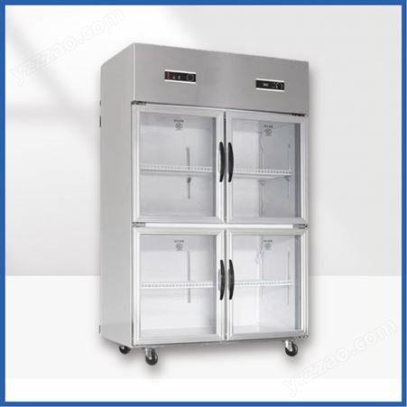 商用双温冷柜 双对开门 一体立体式平面 保鲜和冷冻两用 LQ800B4