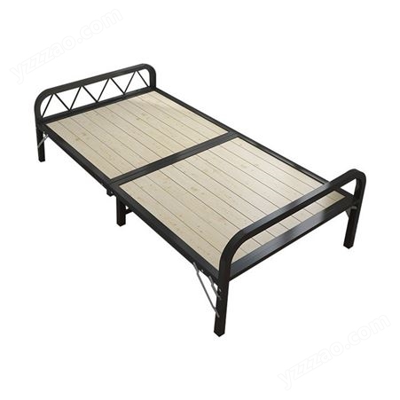 应急折叠木板床方舱用木板折叠床陪护床对折午休单人床
