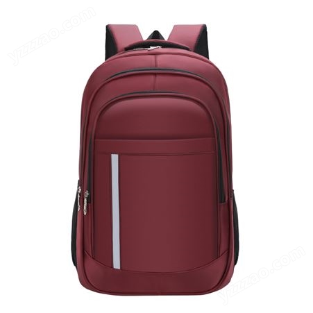 电脑包商务通勤可印定制LOGO大容量日韩简约双肩背包时尚学生书包