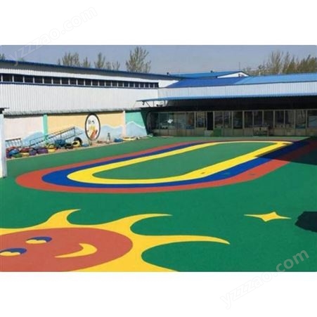 学校场地混合透气型硅PuEPDM塑胶运动地板跑道健身地胶新国标