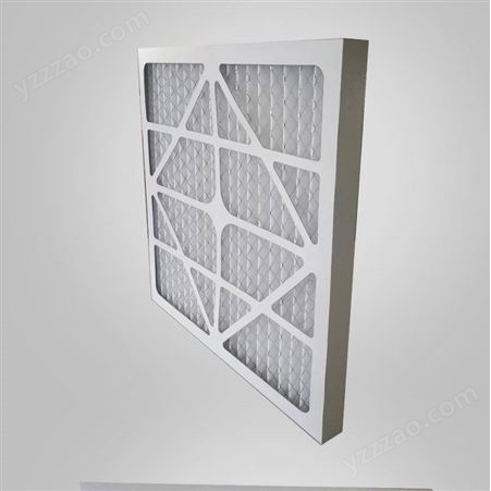 无尘室空气过滤器无纺布板式初效空调过滤网防水纸框双面铁丝护网