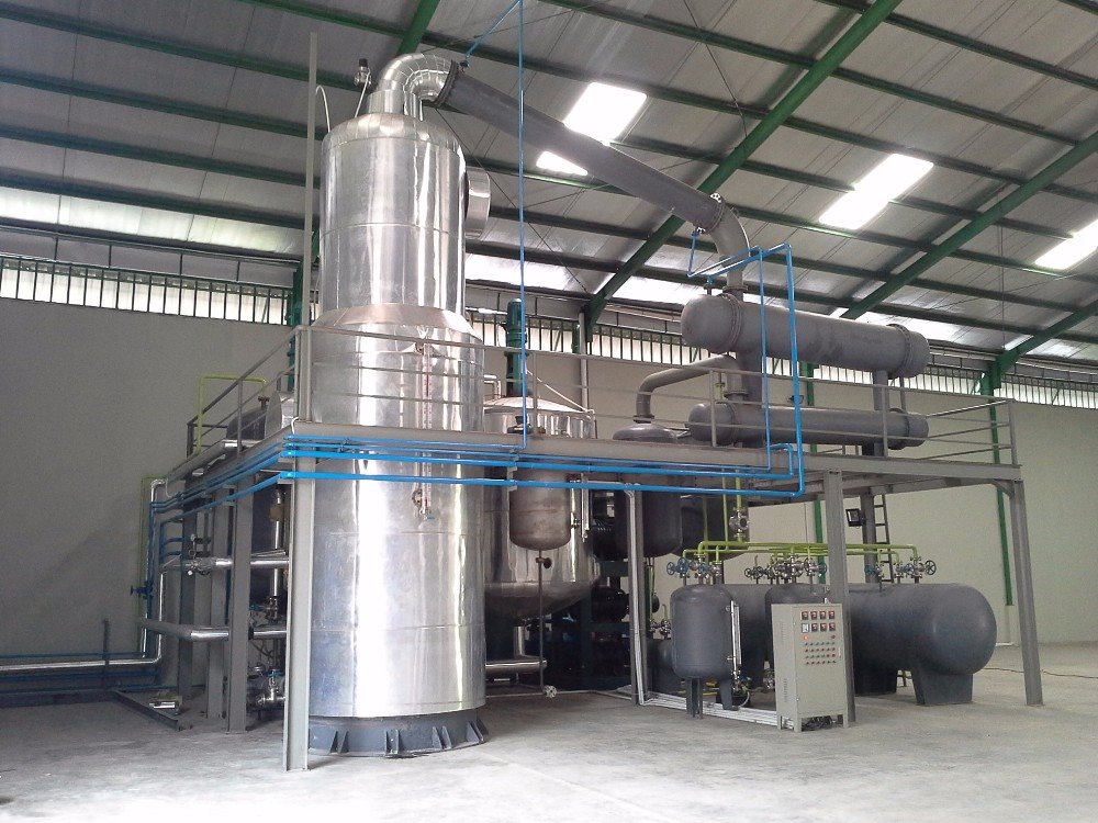used engine oil recycling machine